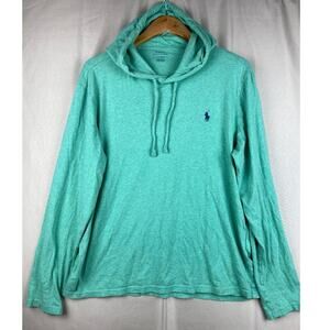 Polo Ralph Lauren Jersey Hooded T-Shirt Resort Green Heather Men’s sz Large